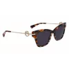 Akiniai nuo saulės Longchamp Moterims LO737S-239 Havana Brown Gradient 52mm