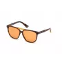 Akiniai nuo saulės WEB EYEWEAR Unisex WE0263-5956J Square Havana Acetate Frame Green Polycarbonate Lens 59/13/145 mm UV400