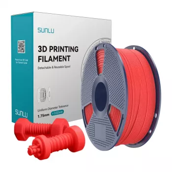 SUNLU ABS H-S R didelės spartos ABS gija 1,75 mm raudona 1 kg