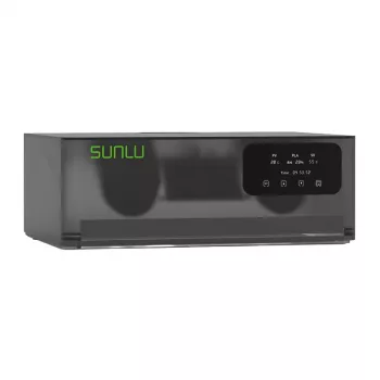 Sunlu Filament Dryer for AMS Bambu Lab – 4-ritės 360° karšto oro cirkuliacijos džiovinimo stotelė su realaus laiko drėgmės ekranu, PTC šildytuvu, reguliuojama temperatūra 35-70°C ir laikmačiu, ABS konstrukcija, 320W