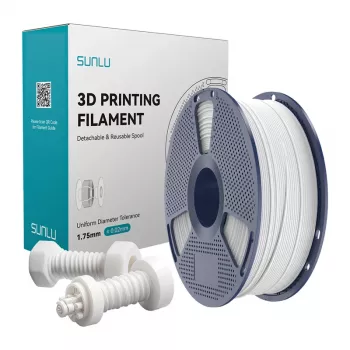 Sunlu High-Speed ABS filamentas (baltas) 1.75 mm 1 kg (ABS H-S W)