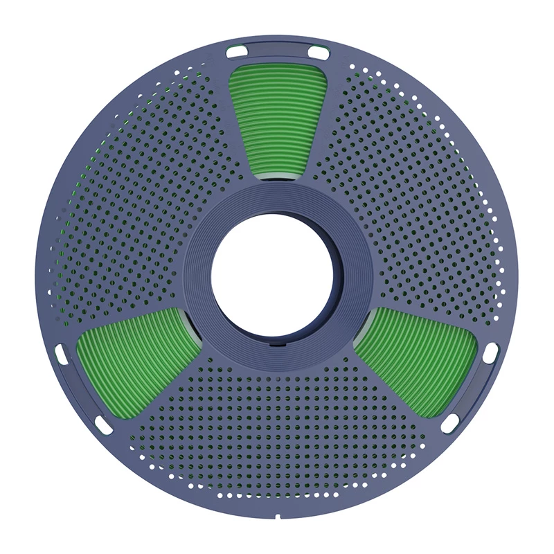 SUNLU PLA+ High-Speed 3D spausdintuvo filamentas, žalias, 1,75 mm, 1 kg