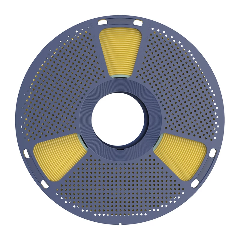 SUNLU PLA+ High-Speed 3D spausdintuvo filamentas, geltonas, 1,75 mm, 1 kg