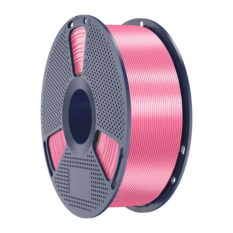 Sunlu PLA+ šilko filamentas 1.75mm rožinis 1kg – aukšto blizgesio šilko apdaila FDM 3D spausdintuvams
