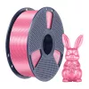 Sunlu PLA+ šilko filamentas 1.75mm rožinis 1kg – aukšto blizgesio šilko apdaila FDM 3D spausdintuvams