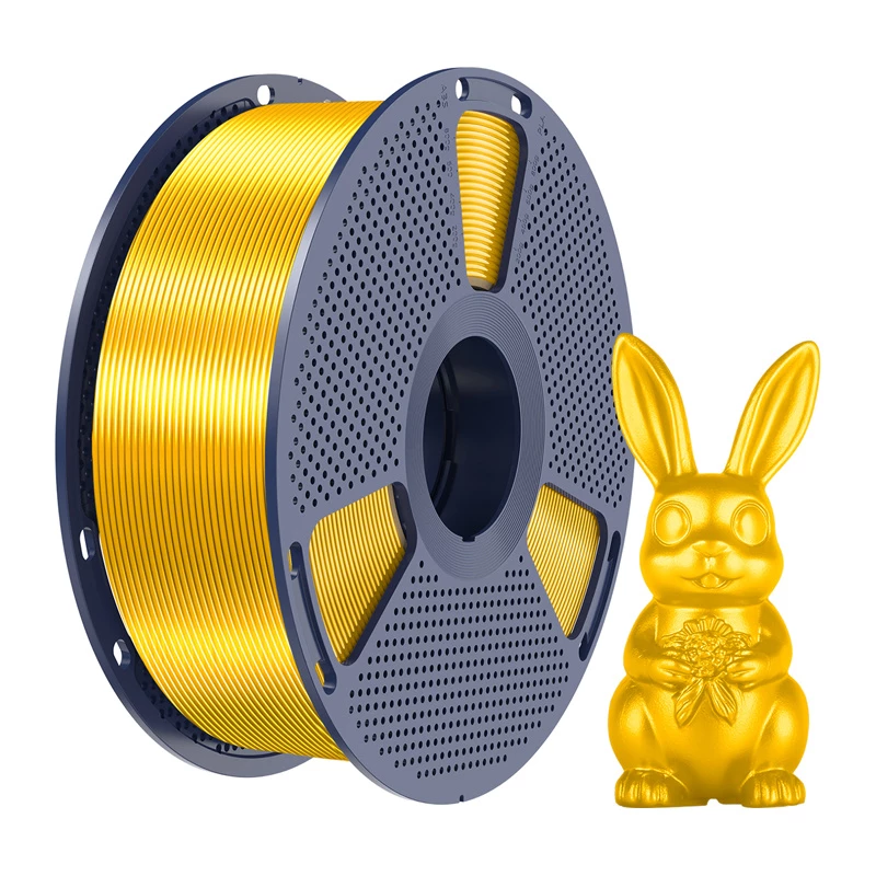 SUNLU PLA+ Silk Gold 1.75 mm 1 kg 3D spausdinimo gija