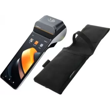 Sunmi V3 6,75 colio Android 13 POS terminalas su 58 mm kvitų ir etikečių spausdintuvu, 4G LTE, NFC, 7700mAh baterija, įkrovimo stotelė pridėta (P06100007-HOL)