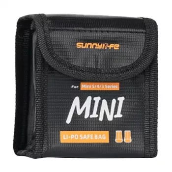 SUNNYLIFE Dėklas baterijoms, skirtas DJI Mini 3 Pro / Mini 4 Pro / Mini 5 Pro (talpina 2 baterijas) - pilka