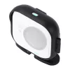Sunnylife tvirtinimo rėmo adapteris, skirtas Insta360 GO Ultra – juodas ABS, 1/4 inch sriegis ir šalto bato lizdas