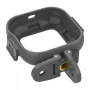 Sunnylife tvirtinimo rėmo adapteris, skirtas Insta360 GO Ultra – juodas ABS, 1/4 inch sriegis ir šalto bato lizdas