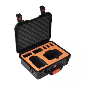 SUNNYLIFE Apsauginis dėklas, skirtas DJI Mini 5 Pro – juodas EVA laikymo krepšys su rankena