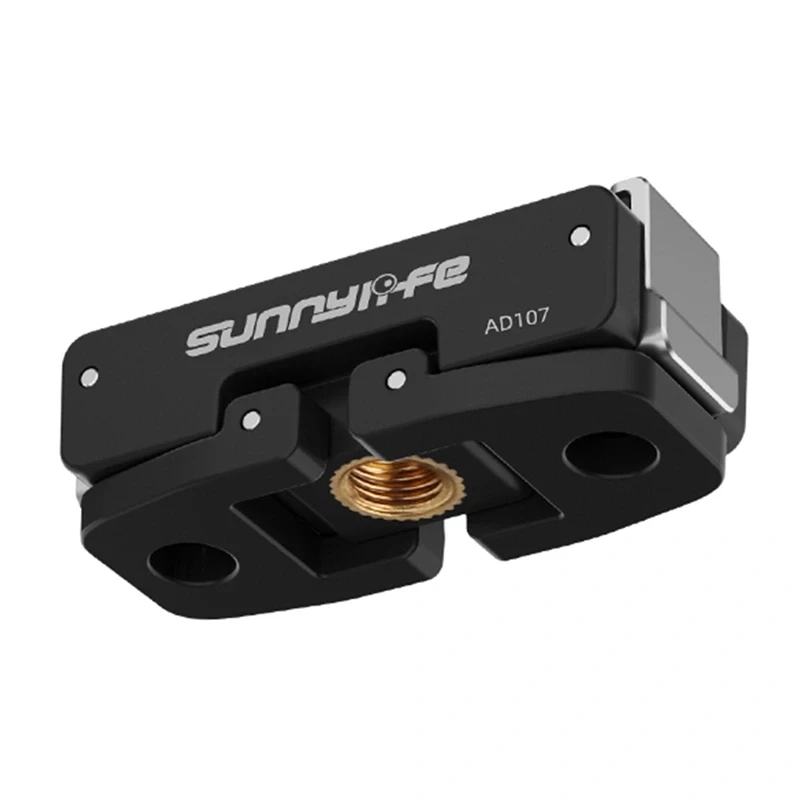 Sunnylife Reversible Mounting Adapter, skirtas DJI Osmo Action / GoPro / Insta360 – 1/4 colio sriegis