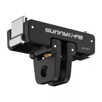 Sunnylife Reversible Mounting Adapter, skirtas DJI Osmo Action / GoPro / Insta360 – 1/4 colio sriegis
