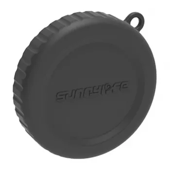 Sunnylife Silikoninis objektyvo dangtelis, skirtas DJI Osmo Action 3/4 – juodos spalvos, apsauga nuo įbrėžimų ir dulkių