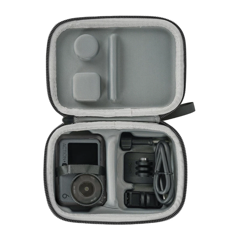 Sunnylife Standard Combo nešiojimo dėklas, skirtas DJI Osmo Action 6/5/4/3 - juodas (OA6-B131-D)