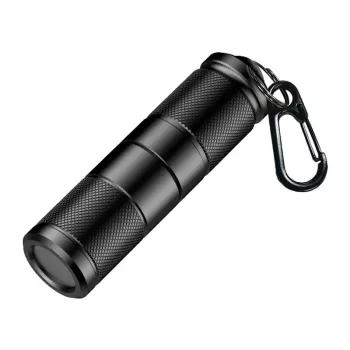 Superfire EF02 USB-C įkraunamas LED žibintuvėlis – 1500 liumenų, 500 m šviesos spindulys, Power Bank