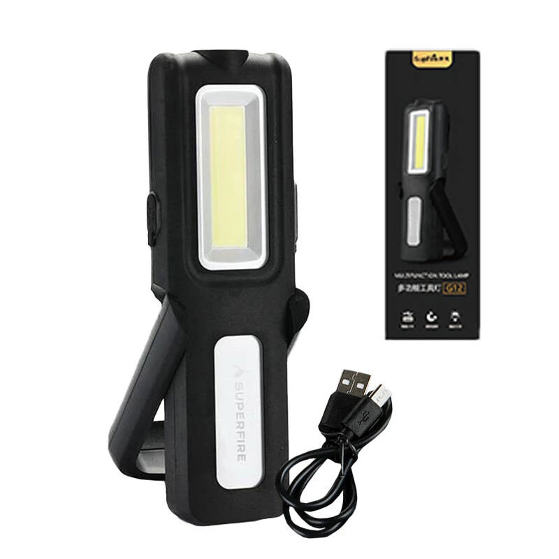 Superfire G12 dirbtuvinis žibintuvėlis, 566 lm, USB
