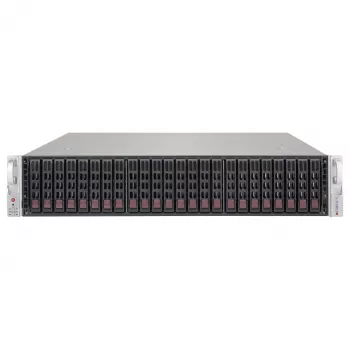Supermicro SC216 BE1C-R609JBOD 2U 24x2.5 inch Hot-Swap SAS3 JBOD korpusas su 2x600W pertekliniais maitinimo šaltiniais