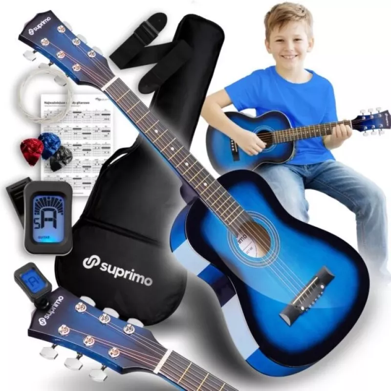 SUPRIMO JRA SET BB akustinė gitara 1/4 Blueburst