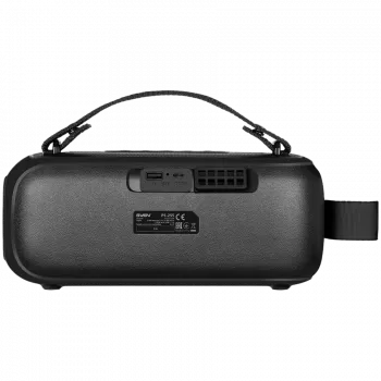 SVEN PS-255 Garsiakalbis, juodas (12W, Bluetooth, FM, USB, karaoke mikrofonas, 3600mAh)