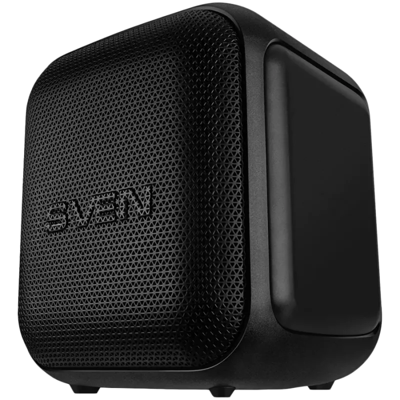 SVEN PS-880 Nešiojamas Bluetooth garsiakalbis, 110W RMS, TWS, FM, USB, microSD, LED ekranas, ličio baterija, juoda