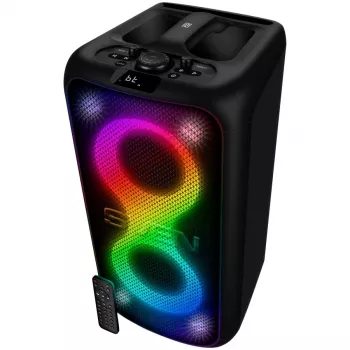 SVEN PS-960 2.0 Nešiojamas Bluetooth garsiakalbis 160W TWS FM USB LED juodas