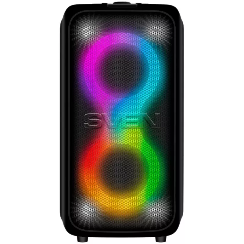 SVEN PS-960 2.0 Nešiojamas Bluetooth garsiakalbis 160W TWS FM USB LED juodas