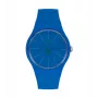 Swatch New Gent SO29N700 Vyriškas mėlynas biokeraminis laikrodis 41 mm
