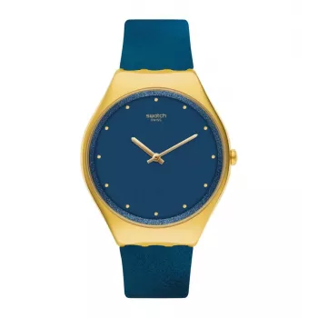 Swatch SYXG108 Skin Irony Unisex Watch 38mm Brown Leather
