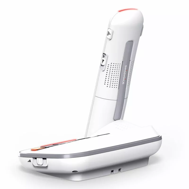 Swissvoice Xtra 2355 DECT belaidis telefonas su atsakikliu ir skambučių identifikavimu, baltas