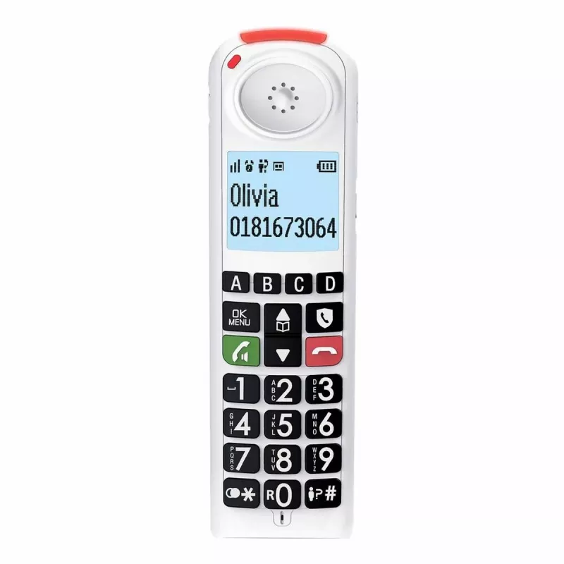 Swissvoice Xtra 2355 DECT belaidis telefonas su atsakikliu ir skambučių identifikavimu, baltas