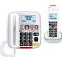 Swissvoice Xtra 3355 DECT belaidis telefonas su atsakikliu, dideliais klavišais, baltas