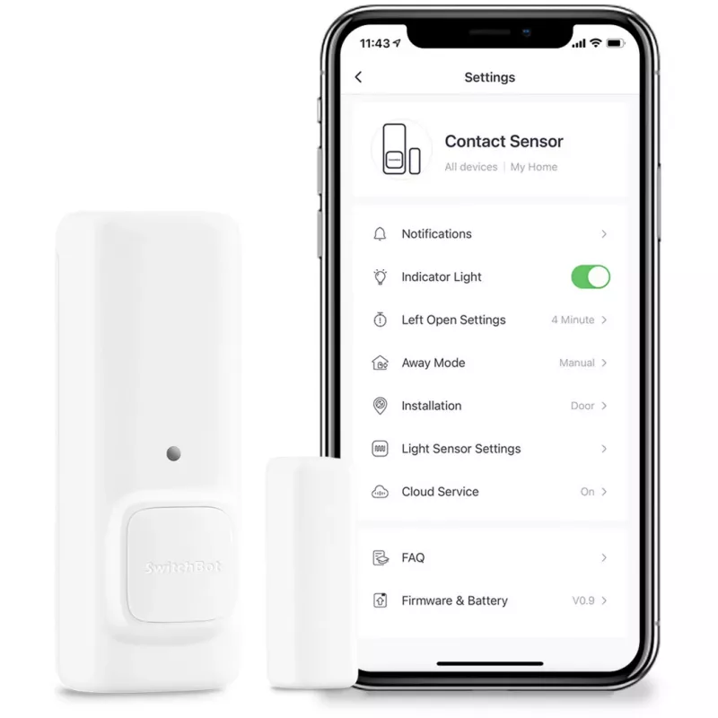 Switchbot Contact Sensor – išmanusis durų ir langų kontaktinis jutiklis