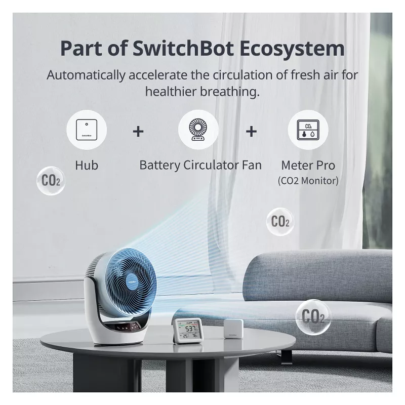 SwitchBot Meter Pro CO2 – išmanioji oro kokybės stotis