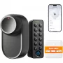 SwitchBot Smart Lock Pro rinkinys su Hub Mini Matter, Keypad Touch ir NFC kortele - balta