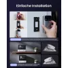 Switchbot SWB VDB-M-SW - WiFi vaizdo durų skambutis su 4,3 inch spalvotu ekranu (balta/sidabrinė)