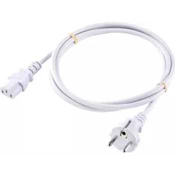 Sygonix SY-5043494 Šaltojo prietaiso maitinimo laidas CEE 7/7 į IEC C13 baltas 2,00 m