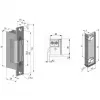 Simetrinis elektromagnetinis užraktas SCOT ES-S12AC/DC PROFI