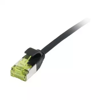 Synergy21 CAT6A RJ45 pataisos kabelis, 2m, juodas, U/FTP, plonas 3.8mm, TPE/LSZH Superflex, AWG32