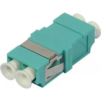 SYNERGY21 LC dvigubas daugiamodis šviesolaidinis adapteris, 50/125µm, aqua, be flanšo S215481