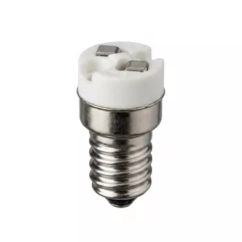 SYNERGY21 LED adapteris E14 į GX5.3 LED lemputėms, baltas