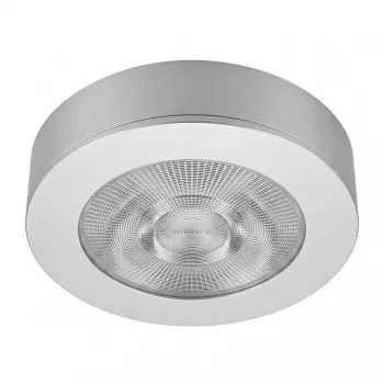 SYNERGY21 LED įleidžiamas lubinis prožektorius Helios sidabrinis apvalus paviršinio montavimo rėmelis (S21-LED-ME009)