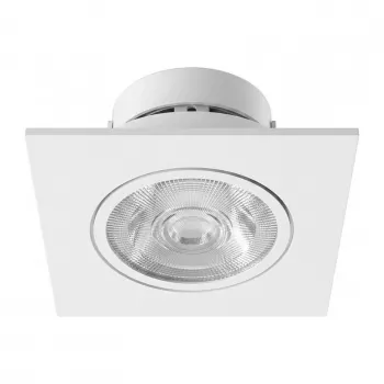SYNERGY21 LED įleidžiamas lubinis prožektorius Helios White - kvadratinis + pasukamas - šilta balta