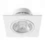 SYNERGY21 LED įleidžiamas lubinis prožektorius Helios White - kvadratinis + pasukamas - šilta balta
