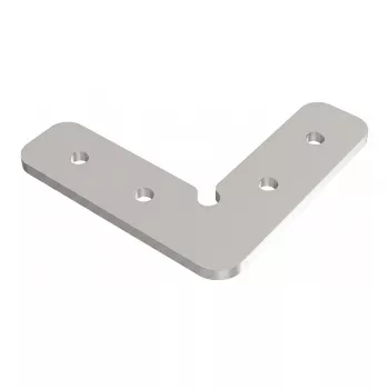 SYNERGY21 S21-LED-PR240100 90° kampinis jungiklis LED U profiliams ALU143/ALU144/ALU146, įleidžiamas, juodas
