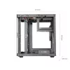 TACENS MARS MC-CUBE Micro-ATX korpusas, juodas, grūdintas stiklas, ARGB, USB-C