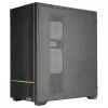 TACENS MARS MC-QUANTUM Mid-Tower ATX korpusas su 3x120mm FDB ventiliatoriais + 1x120mm ARGB ventiliatoriumi, USB-C, grūdintu stiklu, juodas