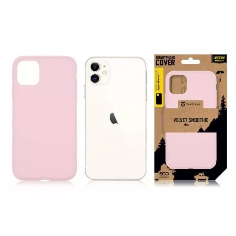 Tactical Apple iPhone 11 Velvet Smoothie Cover Panther Pink