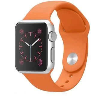 Taktinė Apple silikono apyrankė Apple Watch 44mm / 42mm oranžinė