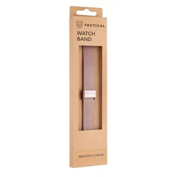 Tactical Apple Watch 38/40/41mm plonas nerūdijančio plieno dirželis rožinis